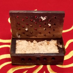 AMBRA PROFUMATAIN SCATOLA DI LEGNO INCENSO  GR.