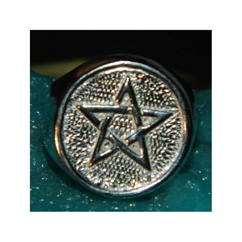 ANELLO PENTAGRAMMA GRANDERG.925/1000 APERTO