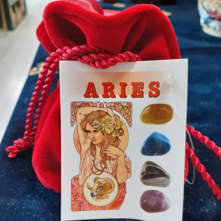 ARIETE BORSETTA CON 4 PIETRE DEDICATE