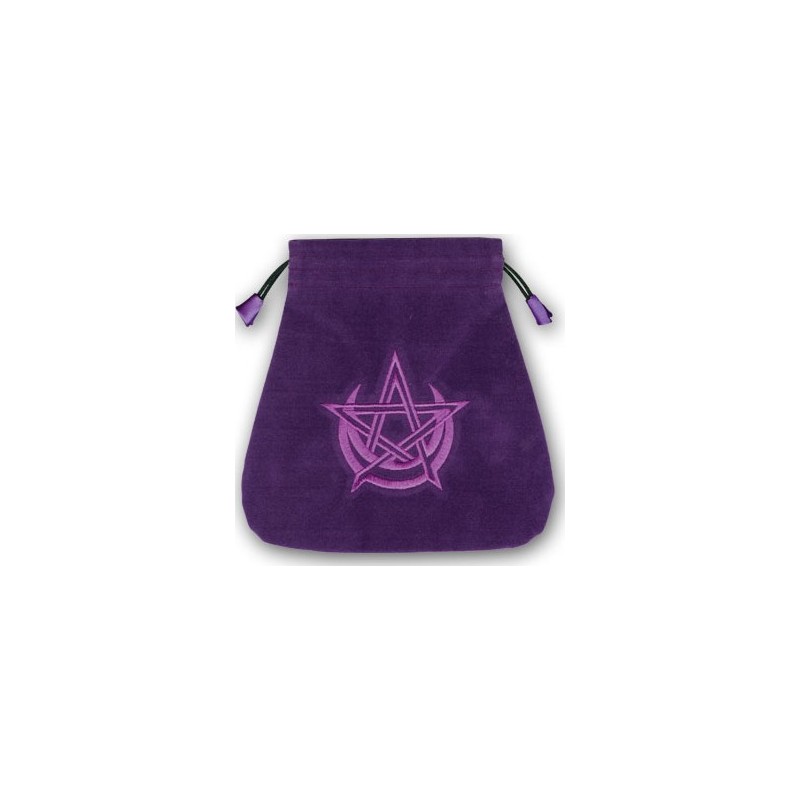 BAG WICCA RICAMATA IN VELLUTO