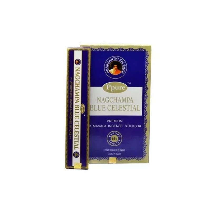 BLUE CELESTIAL NAGCHAMPA STICK -  BOX DA 12 CONFEZIONI