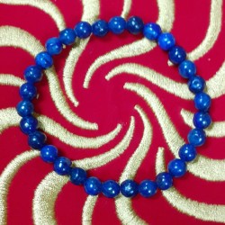 BRACCIALE IN LAPISLAZZULI LISCIO