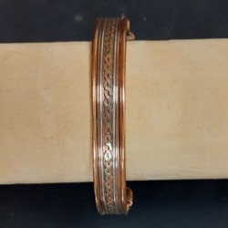 BRACCIALE TRE METALLI LAVORATO