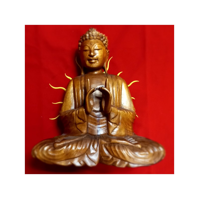 BUDDA IN LEGNO CM 30