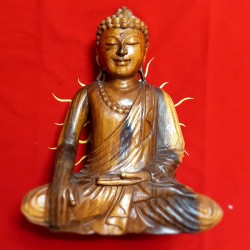 BUDDA IN LEGNO CM 30
