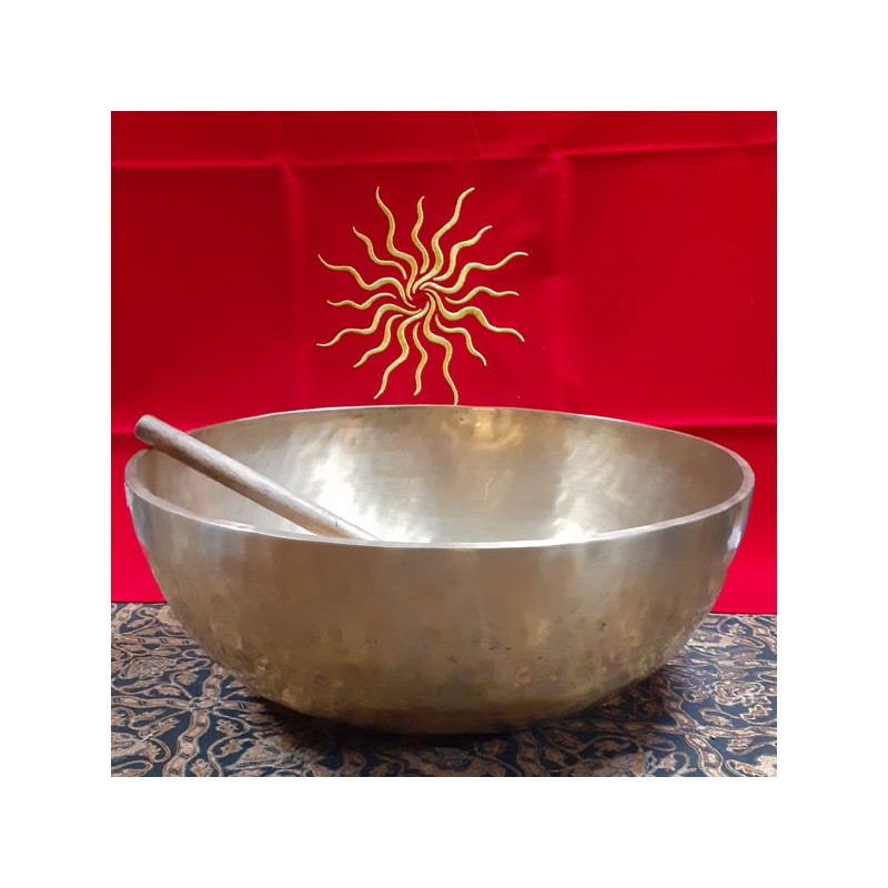 CAMPANA TIBETANA DORATA DIAM. 44 CM