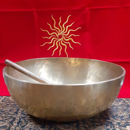 CAMPANA TIBETANA DORATA DIAM. 44 CM