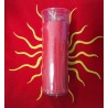 CANDELA 7 DIAS ROSSA in vetro