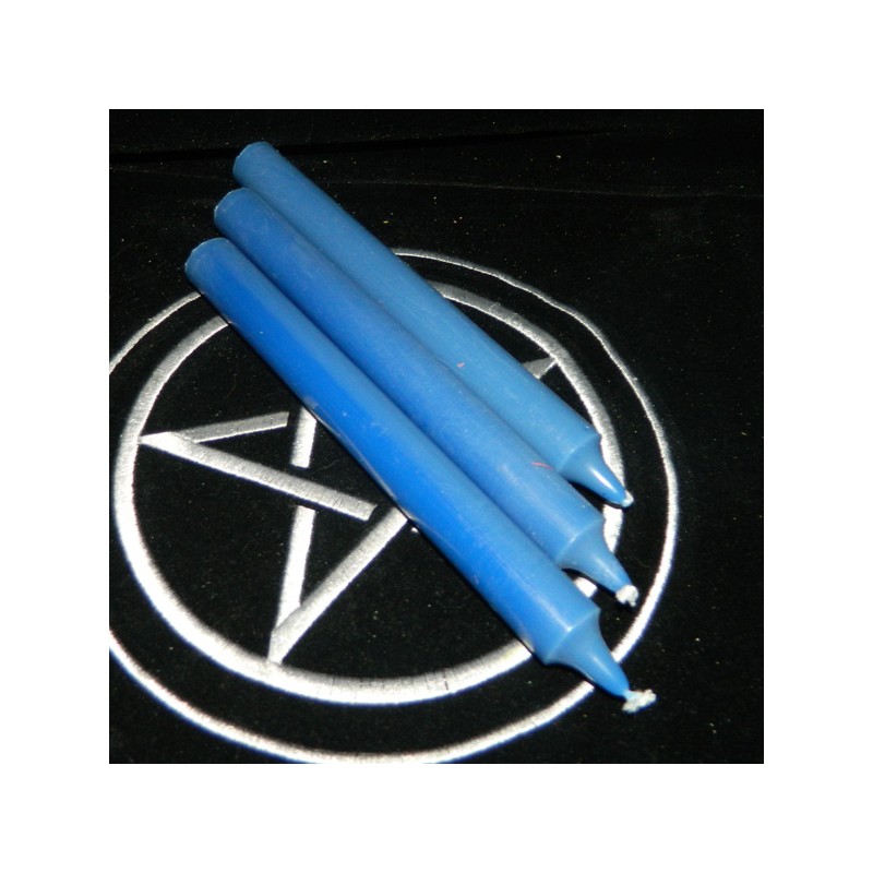 CANDELA BLU CERA D'API 16 PZ