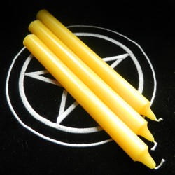 CANDELE GIALLE 16  PZ.