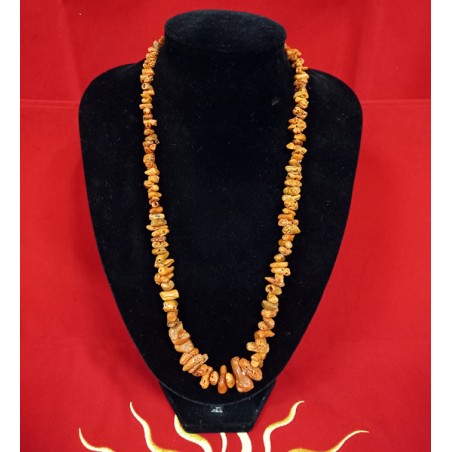 COLLANA IN CORALLO ROSSO GREZZO