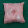 CUSCINO ROSA  PER CAMPANA TIBETANA