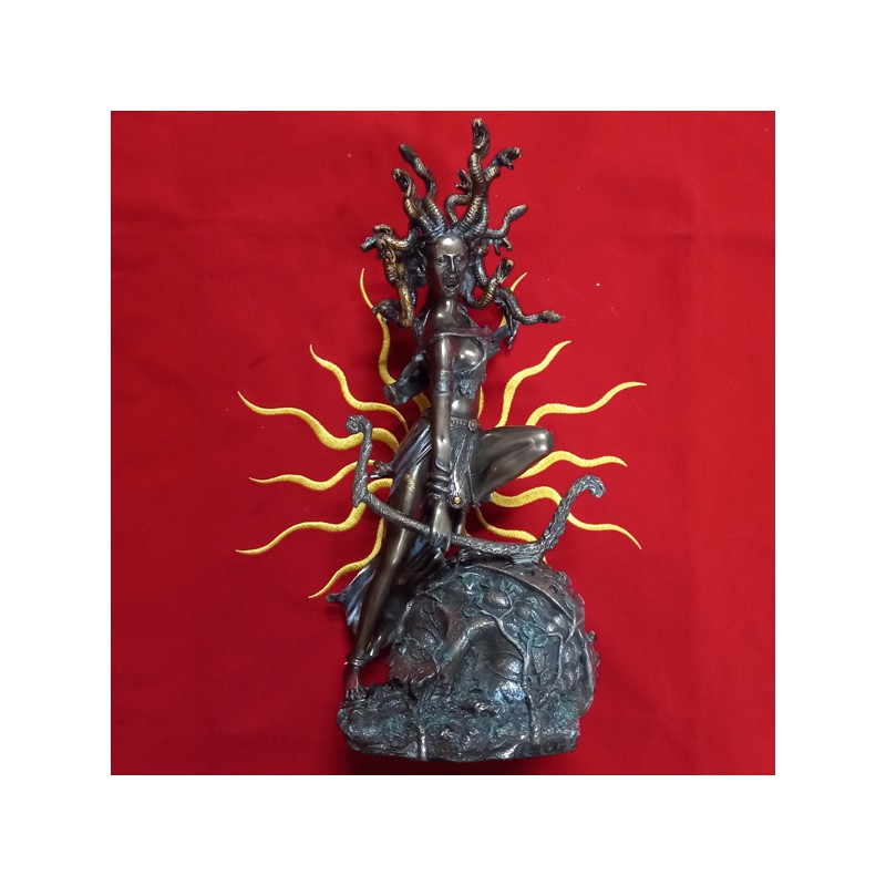MEDUSA 27 cm BROZATO DEL VERONESE
