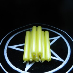 MINI CANDELE GIALLA 1 PZ.
