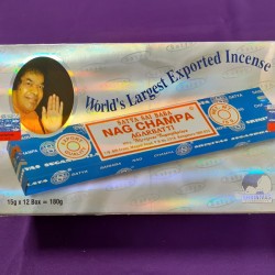 NAGA CHAMPA SAI BABA BOX DA 12 CONFEZIONI CON 12 BASTONCINI