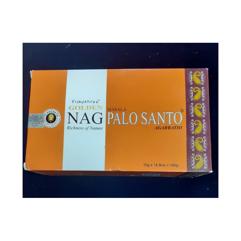 PALO SANTO GOLDEN NAG INCENSO SCATOLA 12 PACK DA 12 PZ.