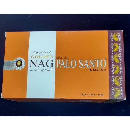 PALO SANTO GOLDEN NAG INCENSO SCATOLA 12 PACK DA 12 PZ.