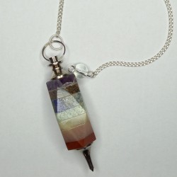 PENDOLO 7 CHAKRA QUADRATO