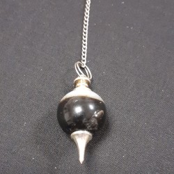 PENDOLO DUO IN ONICE NERO