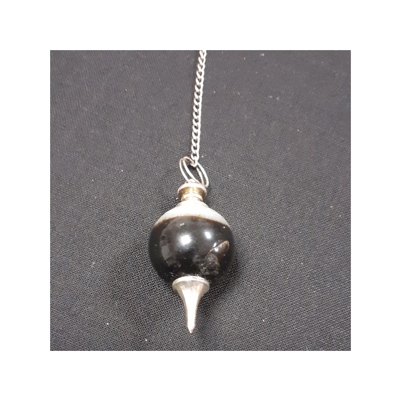 PENDOLO DUO IN ONICE NERO