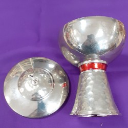 PISSIDE CON ANELLO SMALTATO ARGENTATO