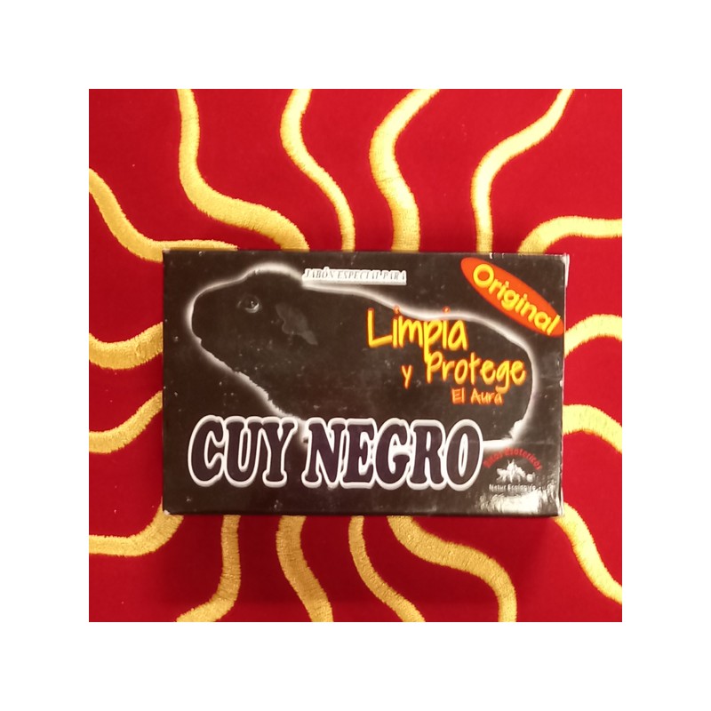 SAPONE ESOTERICO CUY NEGRO LIMPIA Y PROTEGGE EL AURA